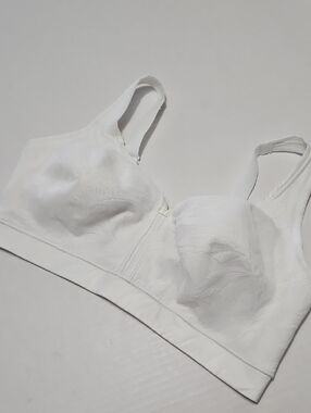 Playtex 4690 Longline Support Shoulder Pads Wireless & Padless Bra Size 38DDD